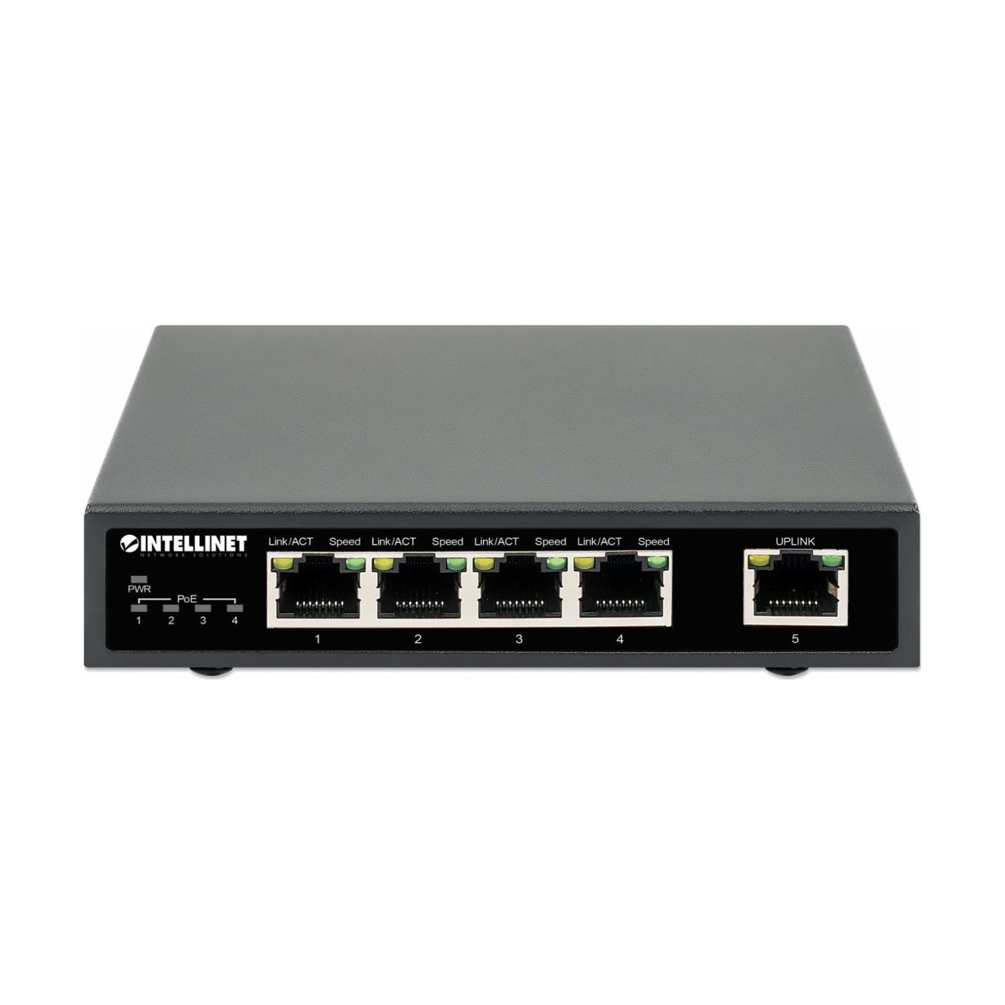 Switch PoE+ con 5 Puertos Gigabit INTELLINET 561839
