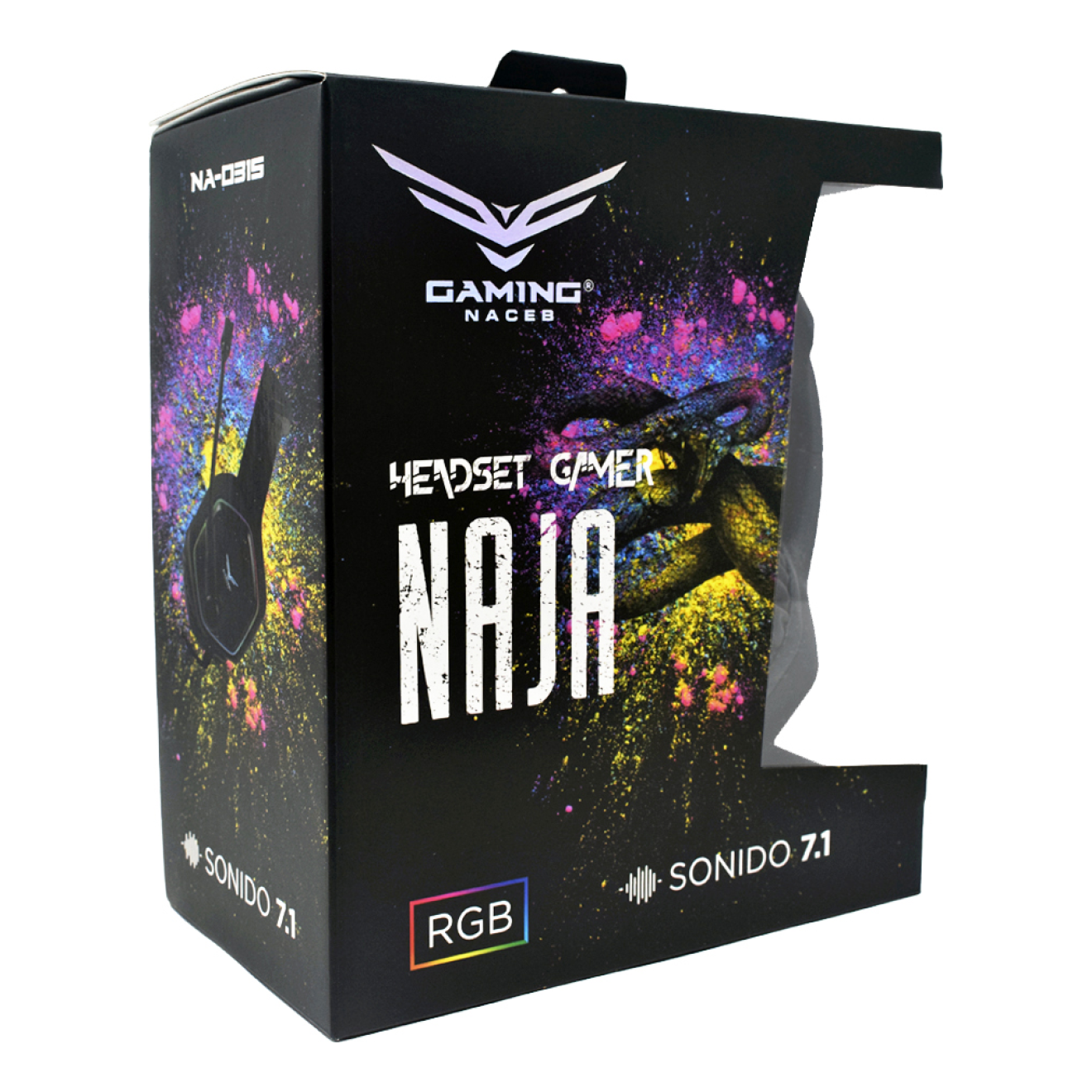 Audífonos Gamer 7.1 RGB NAJA Naceb Technology NA-0315