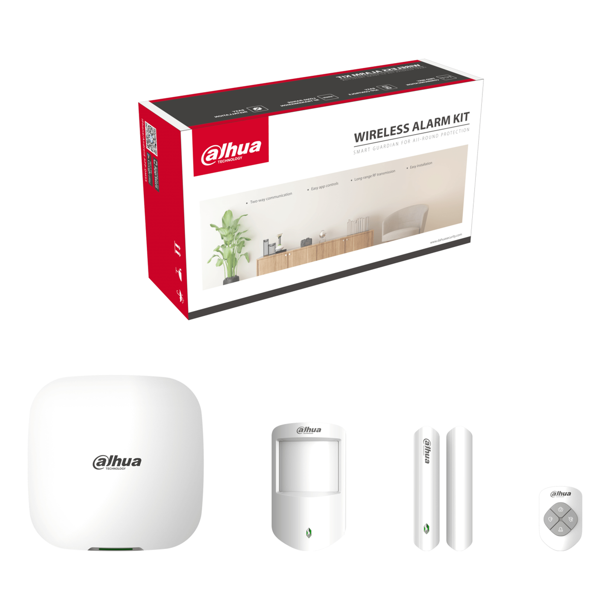 Kit de Alarma Inalámbrico Dahua Technology DHI-ART-ARC3000H-03-FW2 4G y Wi-Fi
