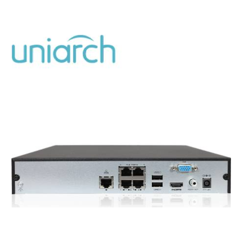 Grabadores Digitales NVR UNIARCH NVR-104E2-P4