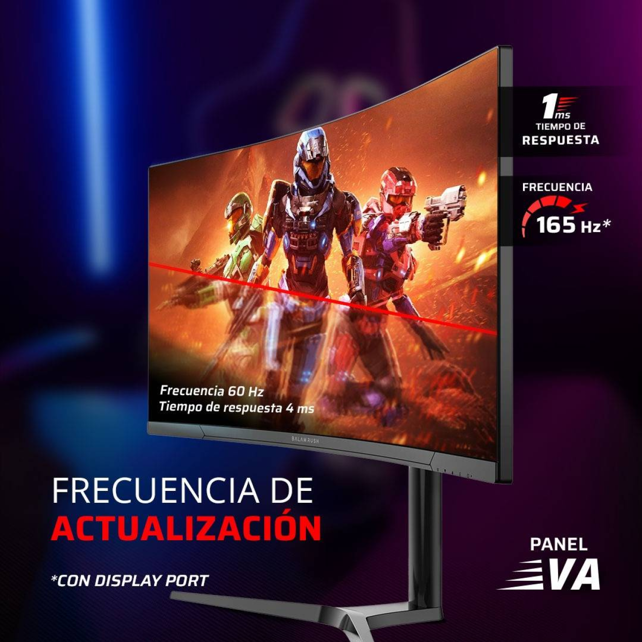 Monitores Balam Rush MXT34P