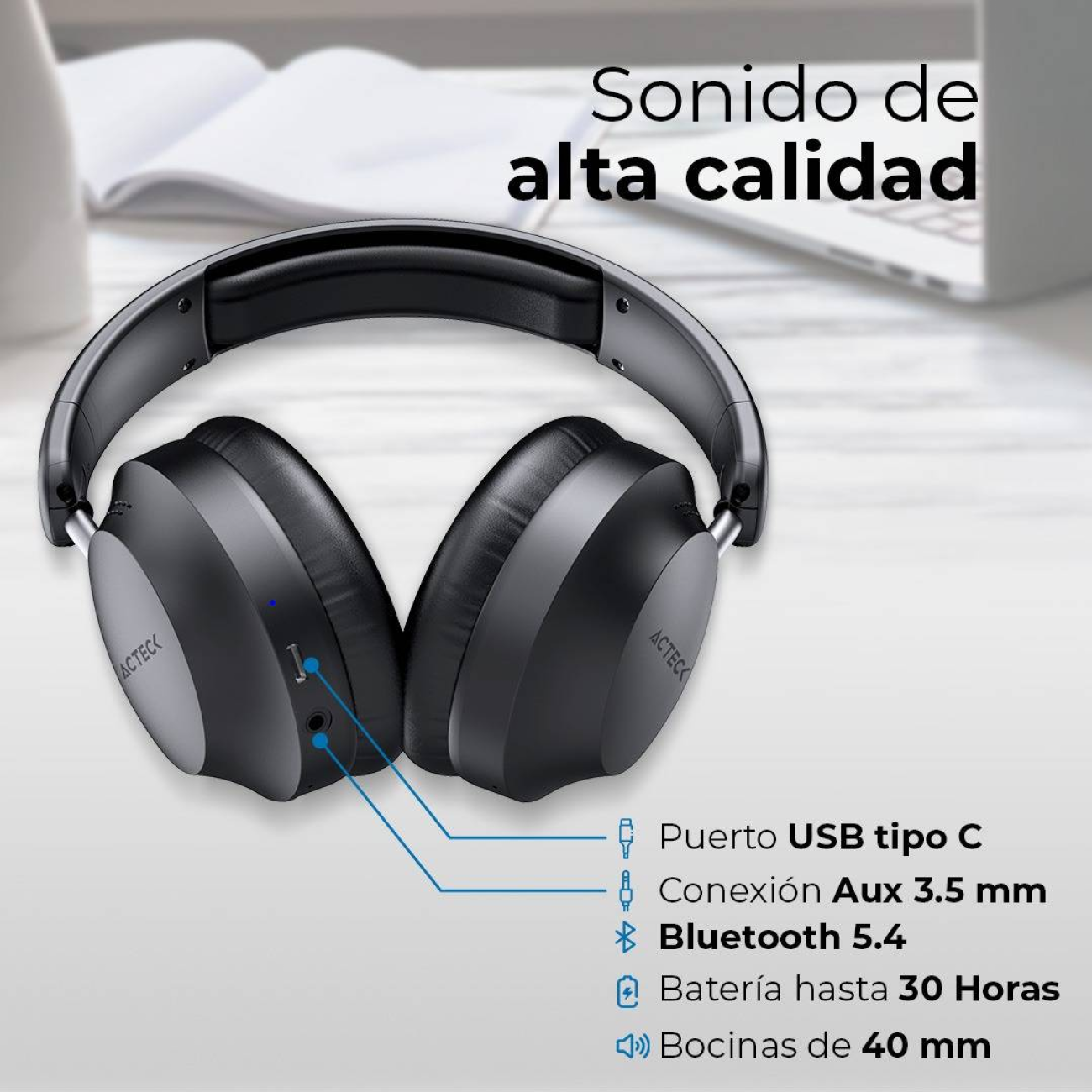 Diademas ACTECK HP636