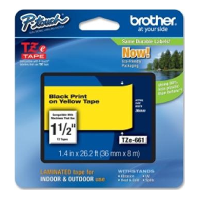 Cinta Laminada BROTHER TZE661