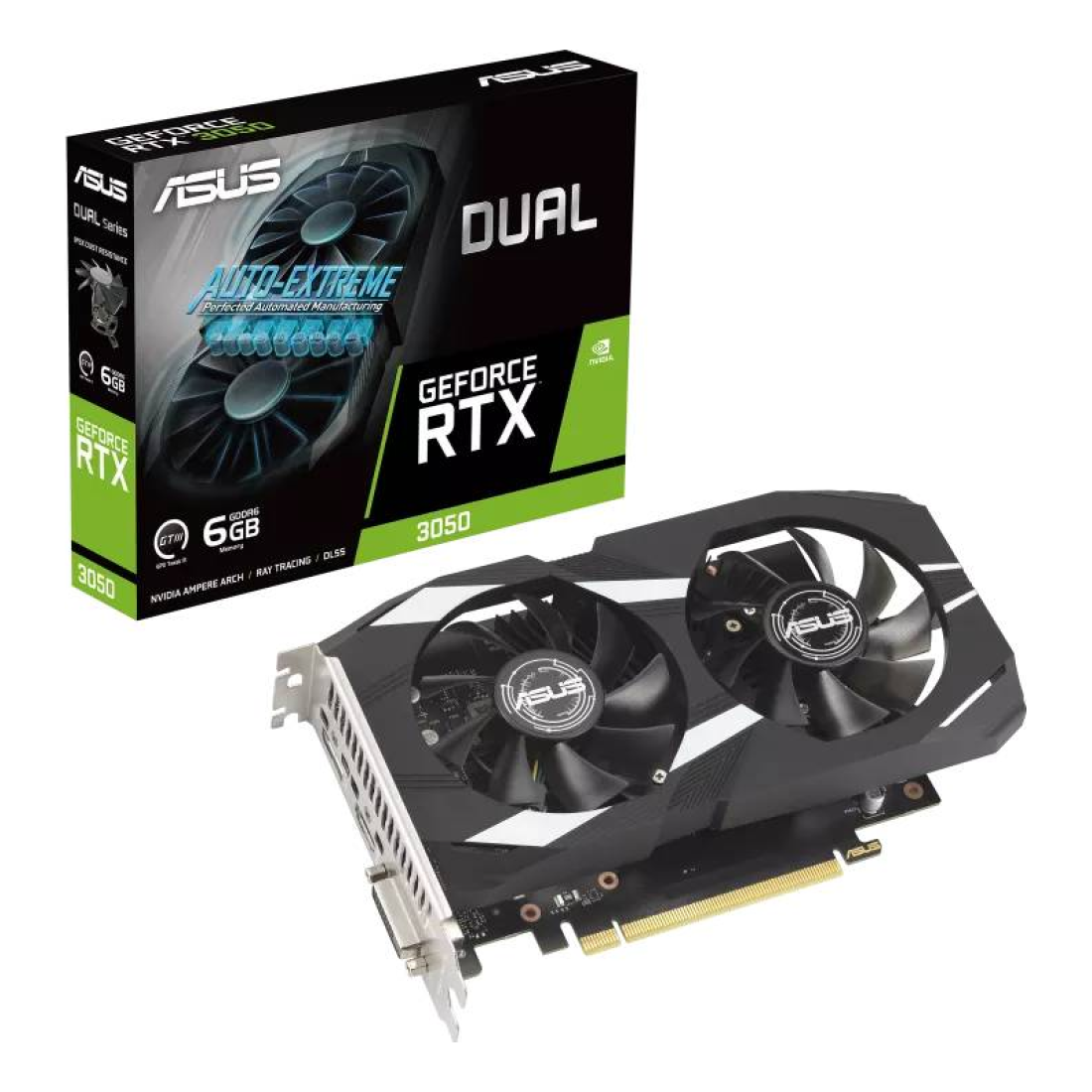 Enfriamiento y Ventilación ASUS DUAL-RTX3050-O6G
