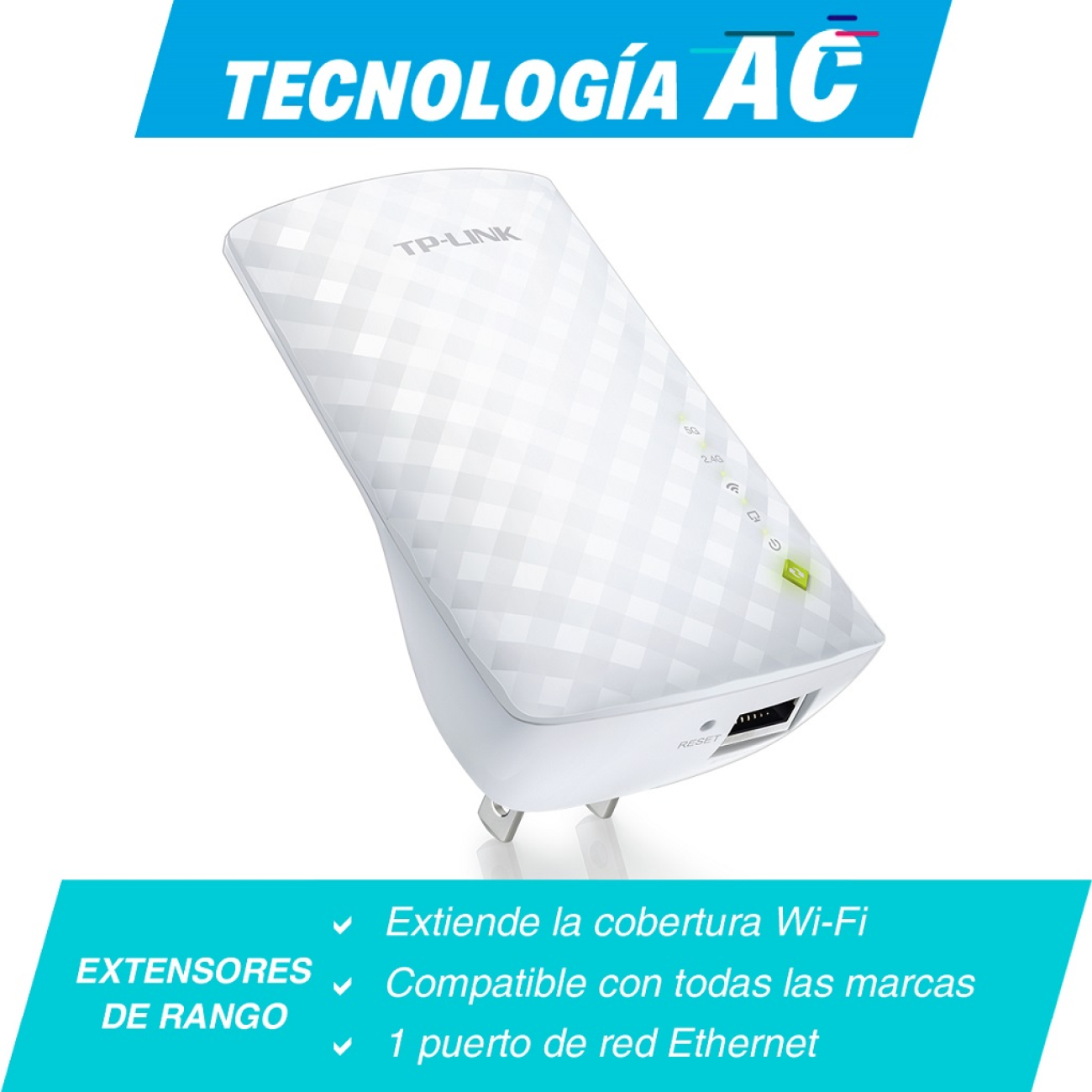 Extensor de Rango Dual Band TP-LINK RE200