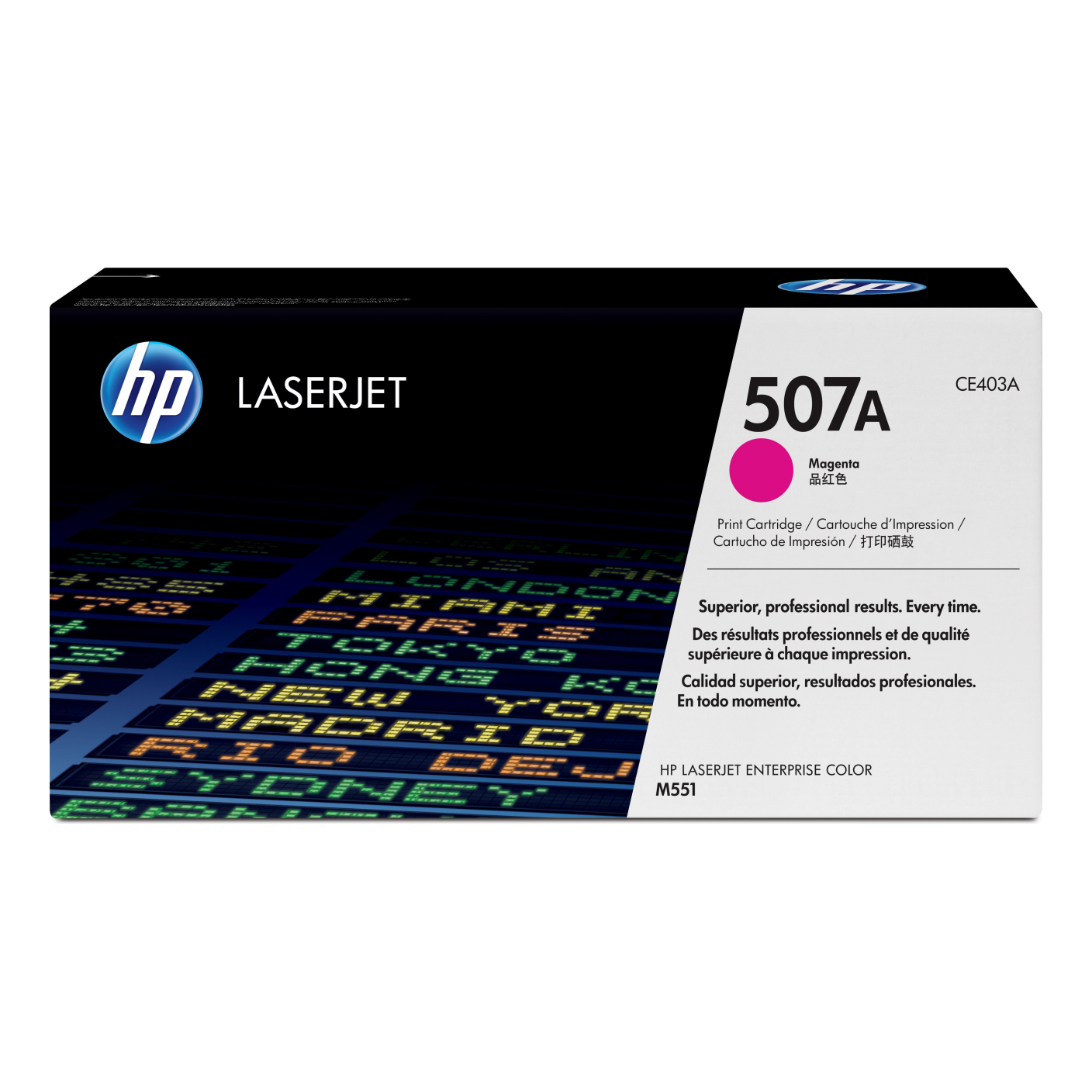 Tóner HP Original 507A Magenta – Para LaserJet Pro M351, M375, M451 (CE403A)