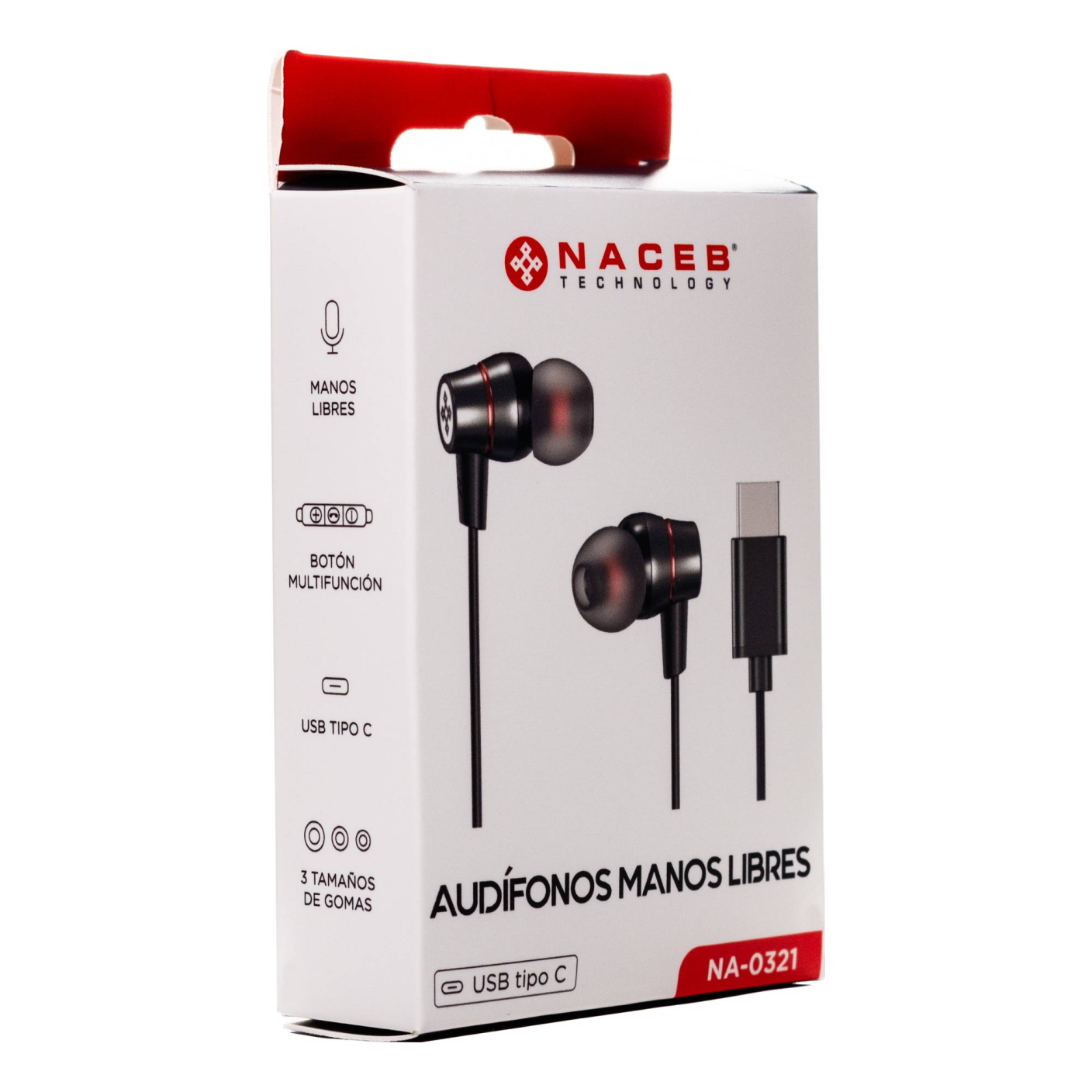 Audífonos Naceb Technology Na-0321