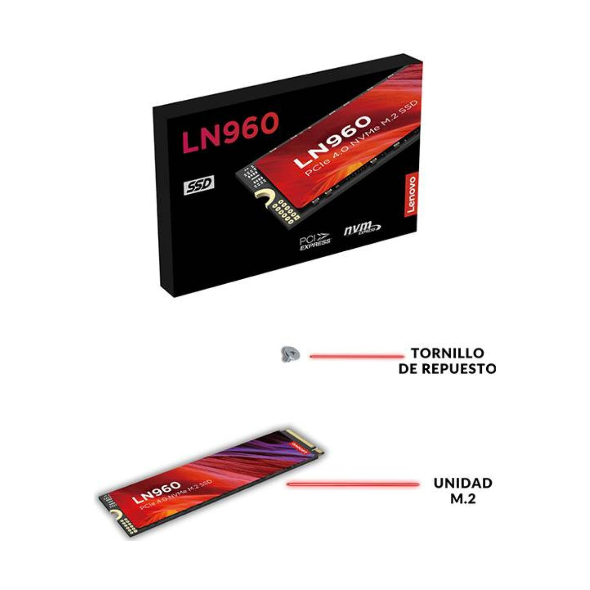 SSD NVMe Lenovo 1 TB PCIe 4.0