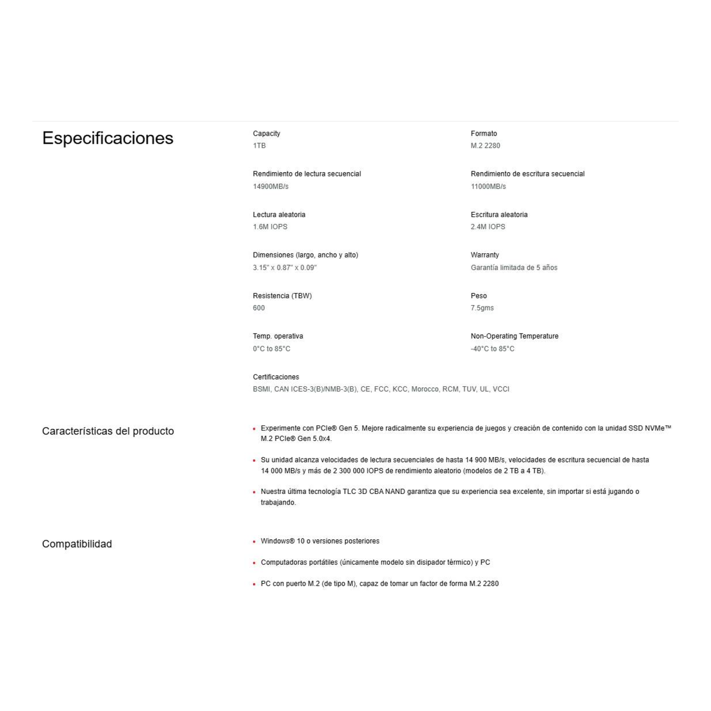 SSD SANDISK WDS100T1X0M