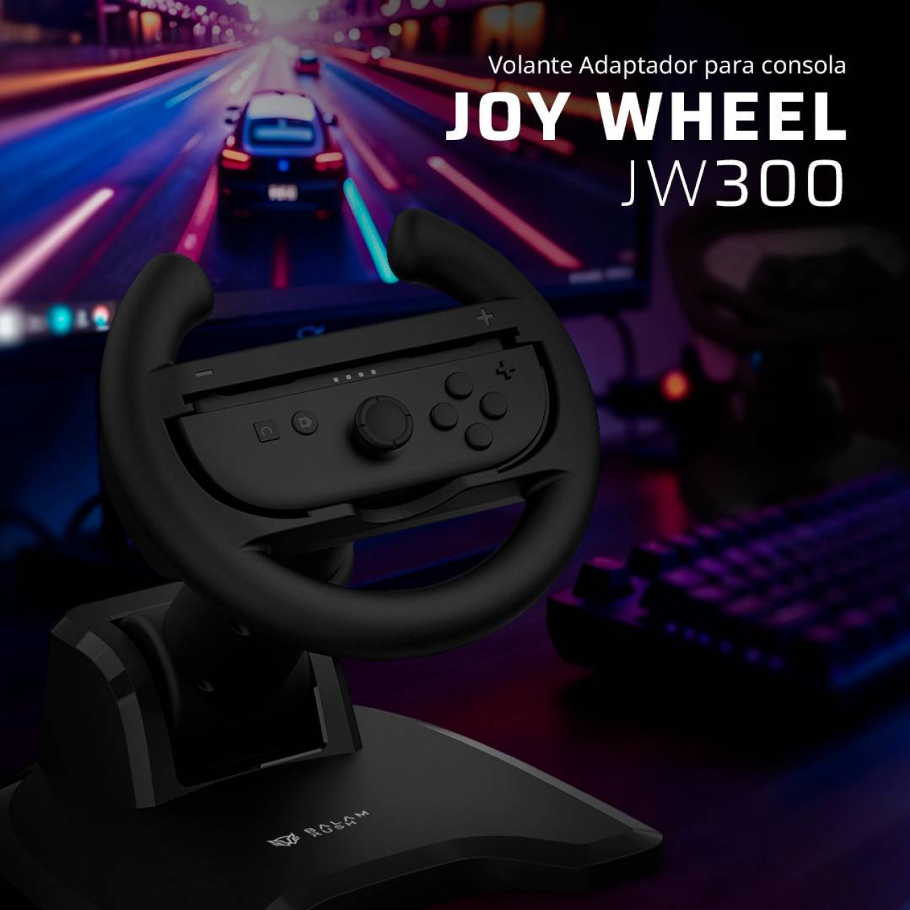 Controles Gaming Balam Rush JOY WHEEL JW300