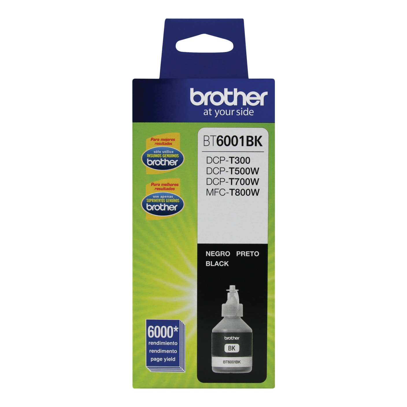 Botella de Tinta BROTHER BT6001BK
