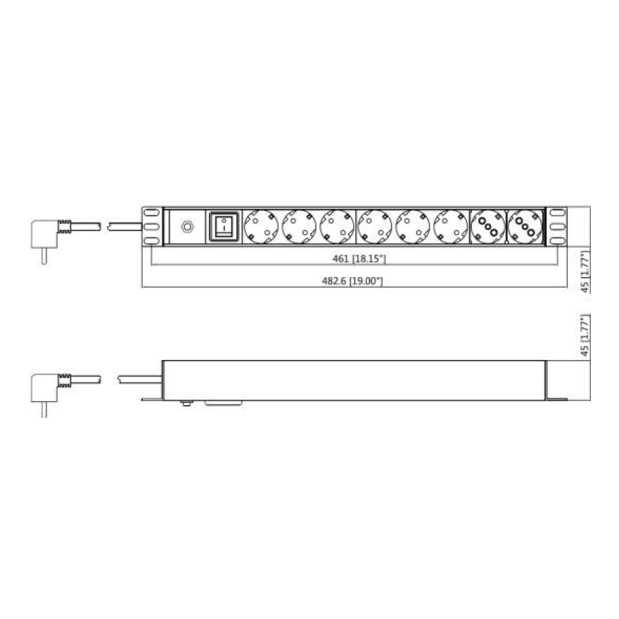 Barra Multicontactos Dahua Technology NA+C1C11:G21