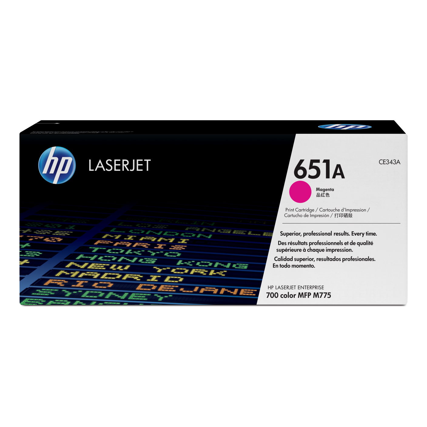 Tóner HP Original 651A Magenta – Para LaserJet M775, LaserJet M855, LaserJet M880 (CE343A)
