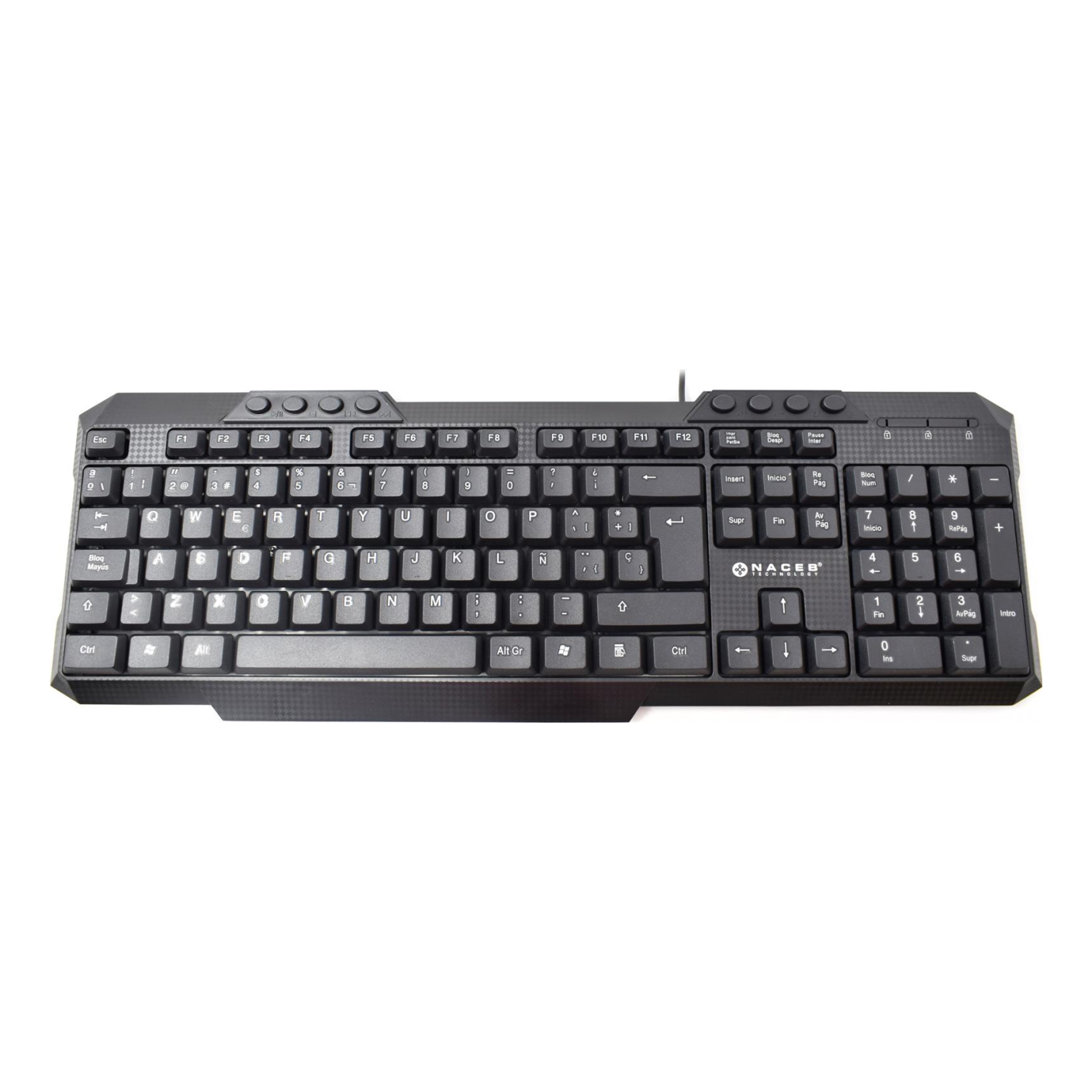 Kit de Teclado y Mouse Naceb Technology NA-618