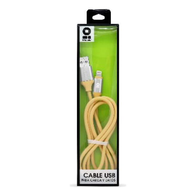 Cable Lightning, PVC, 1.0 m, Amarillo BROBOTIX 651794