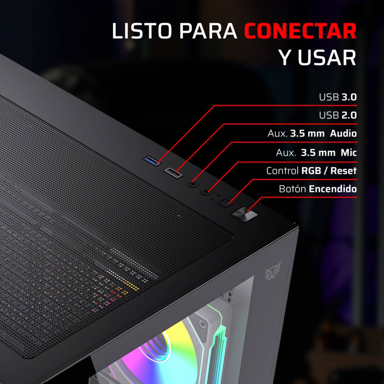 Gabinetes Gaming Balam Rush TANK CORE PRO GI925