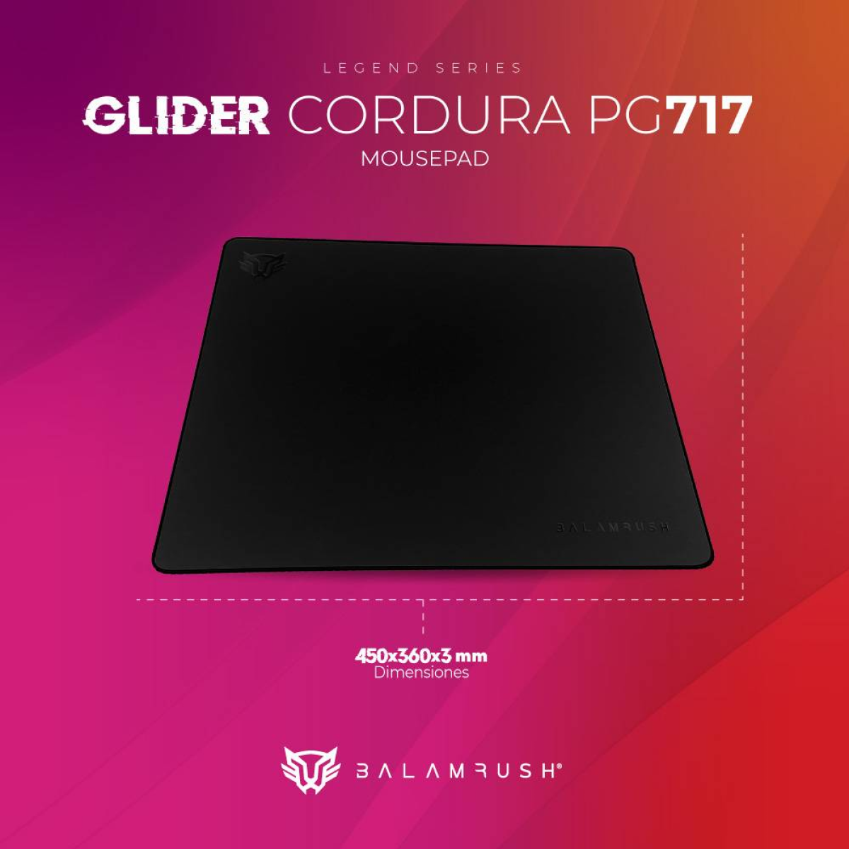 Mouse Pads Balam Rush GLIDER CORDURA PG717