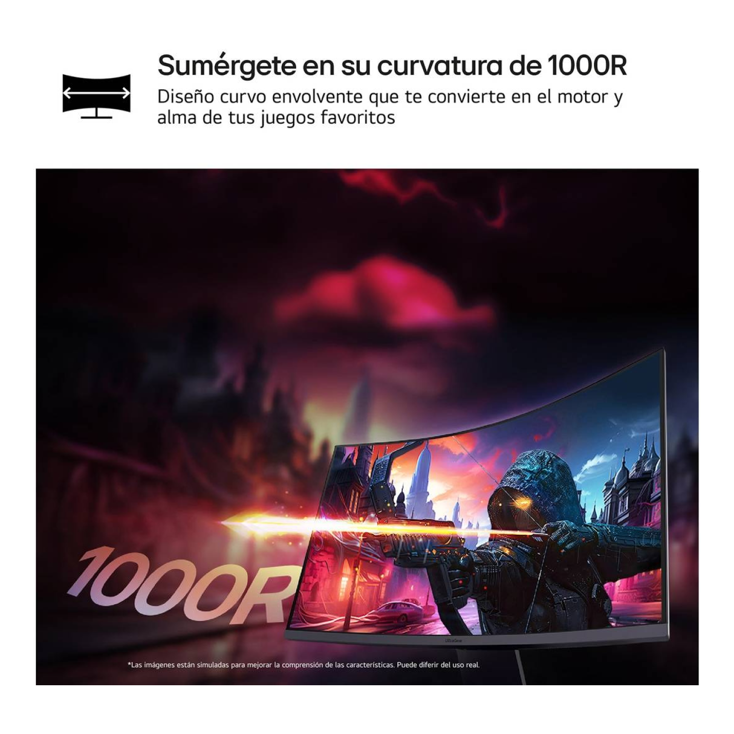 Monitores Curvos LG 27GS60QC