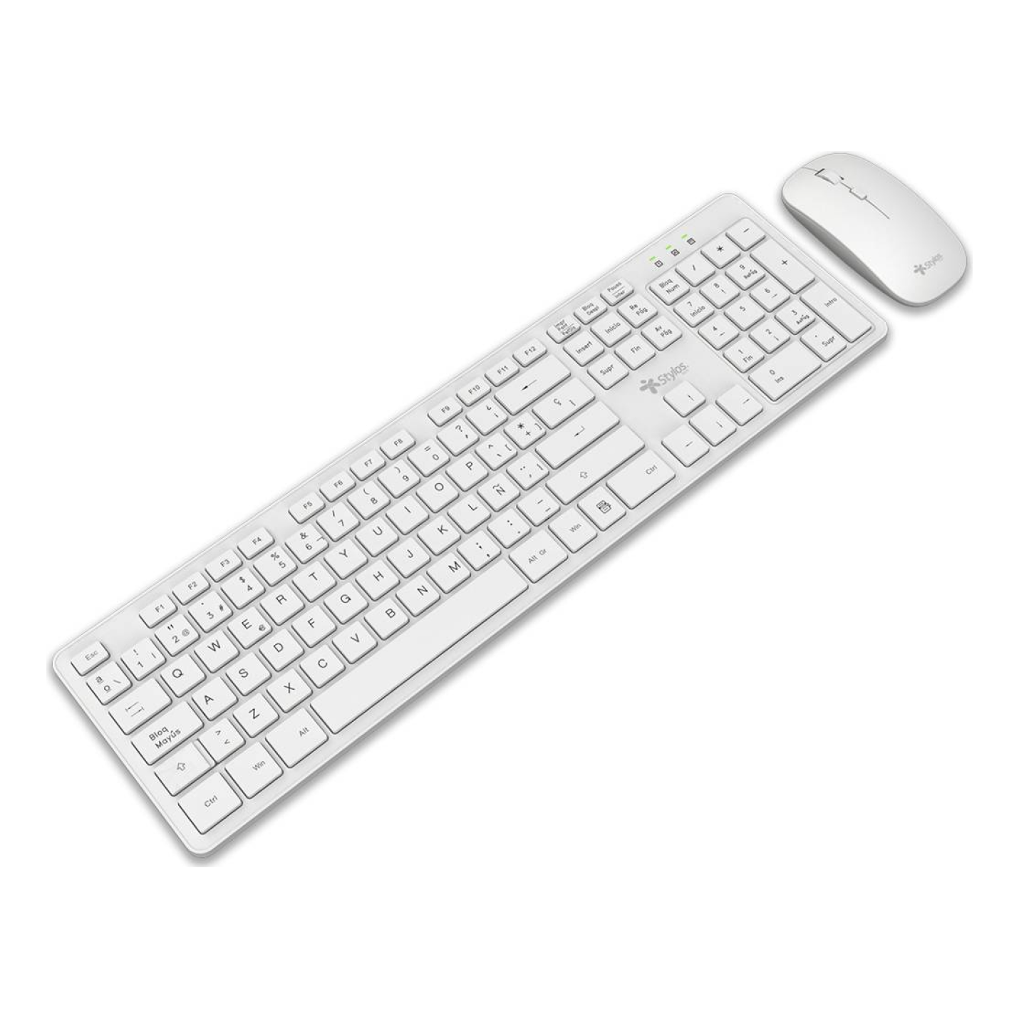 Kits para Teclado y Mouse Stylos STPKTM5W
