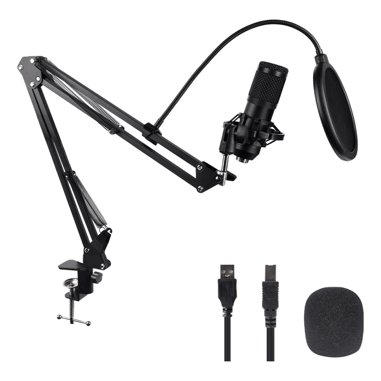 Micrófono Condensador Unidireccional Balam Rush BR-932967