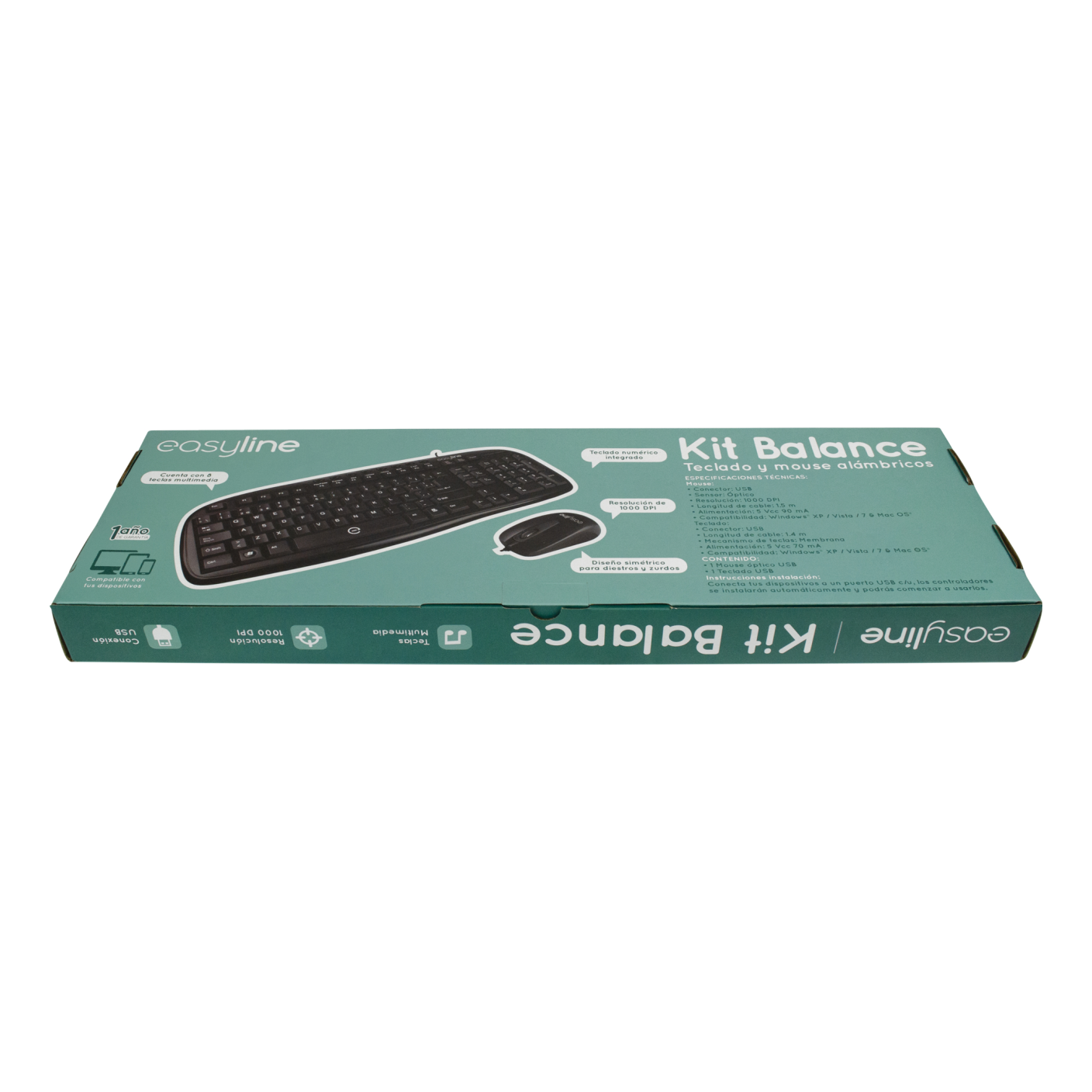 Kit Teclado / Mouse Easy Line Balance
