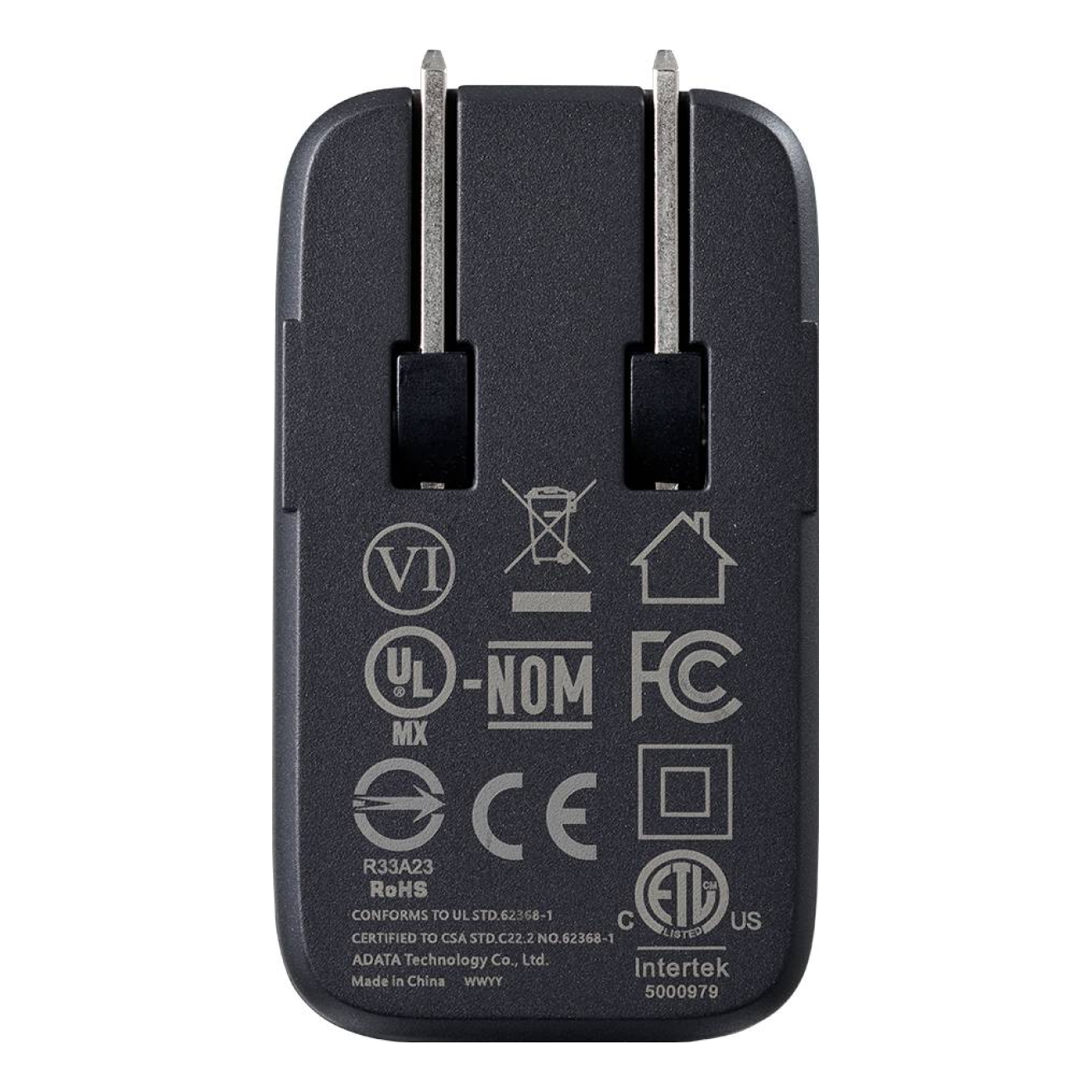 Cargador de pared ADATA CHARGERU-0653-QCPDBK
