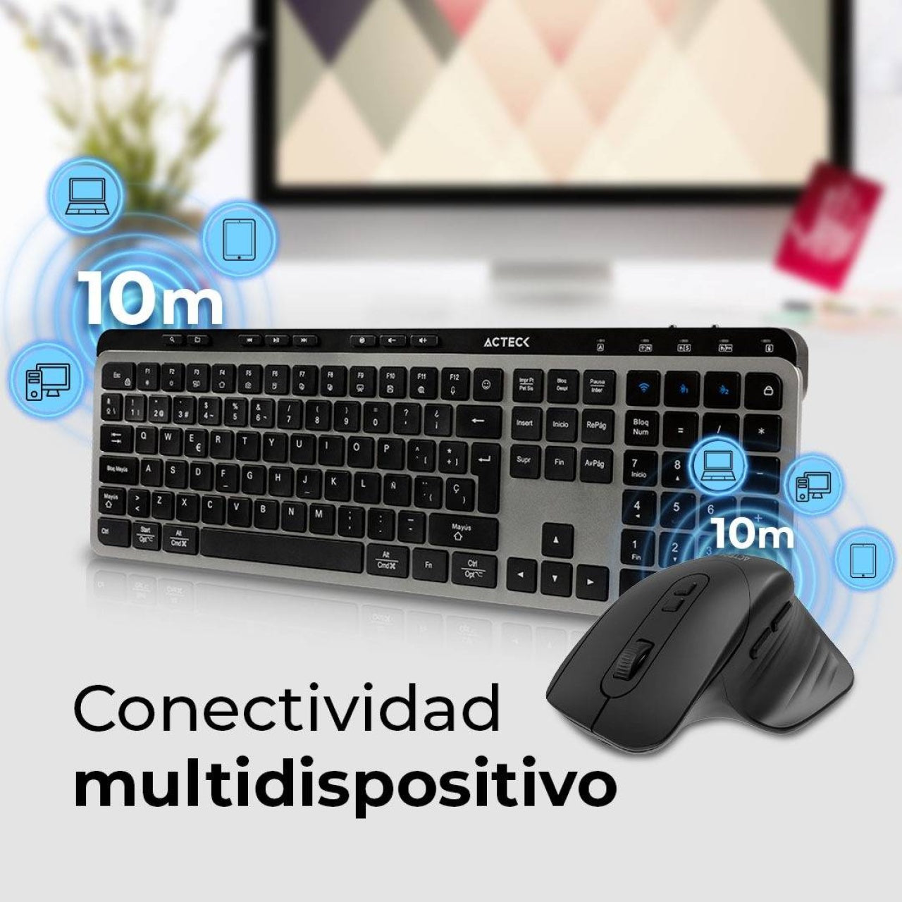 Kits para Teclado Y Mouse ACTECK MK755
