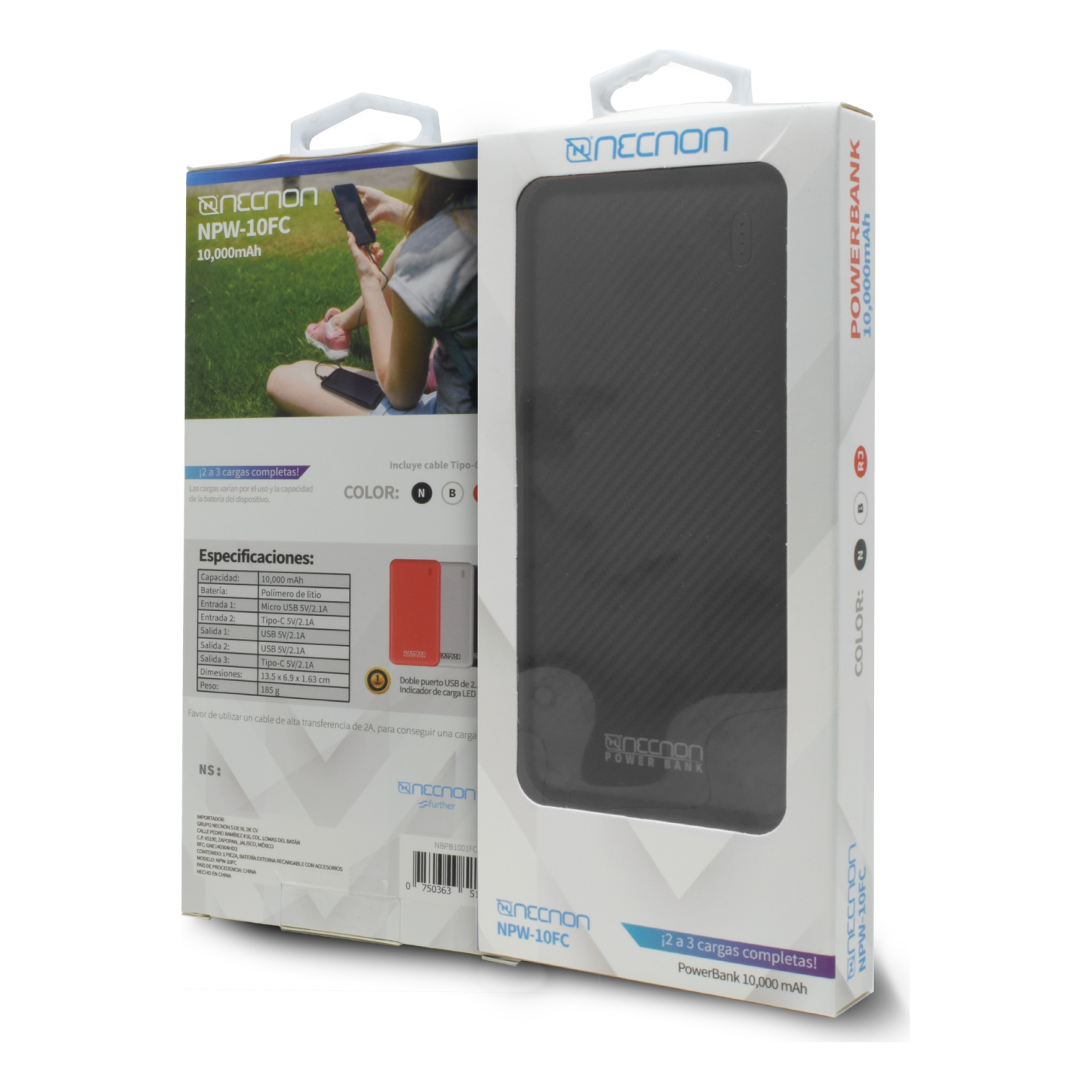 Power bank NECNON NPW-10FC