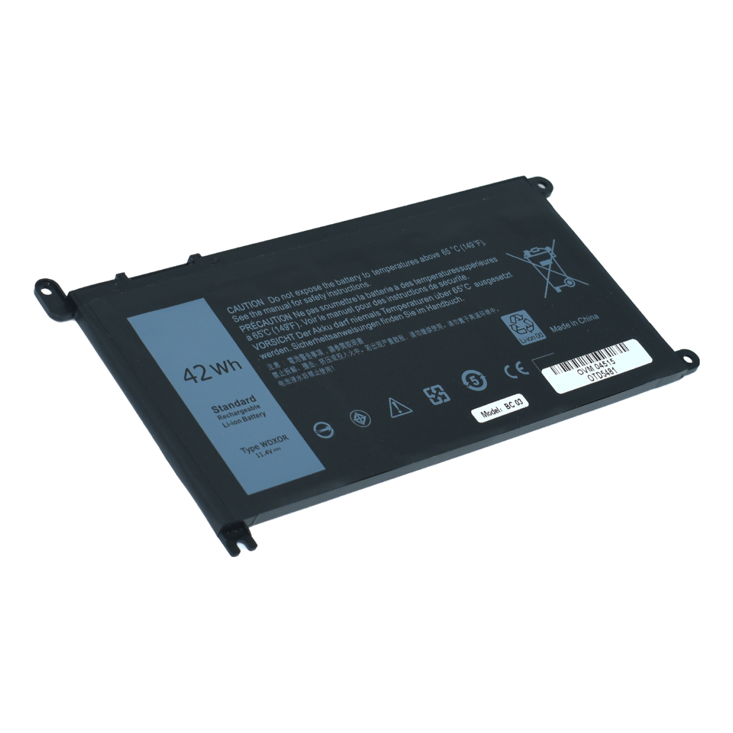 Batería 3 Celdas OVALTECH OTD5481