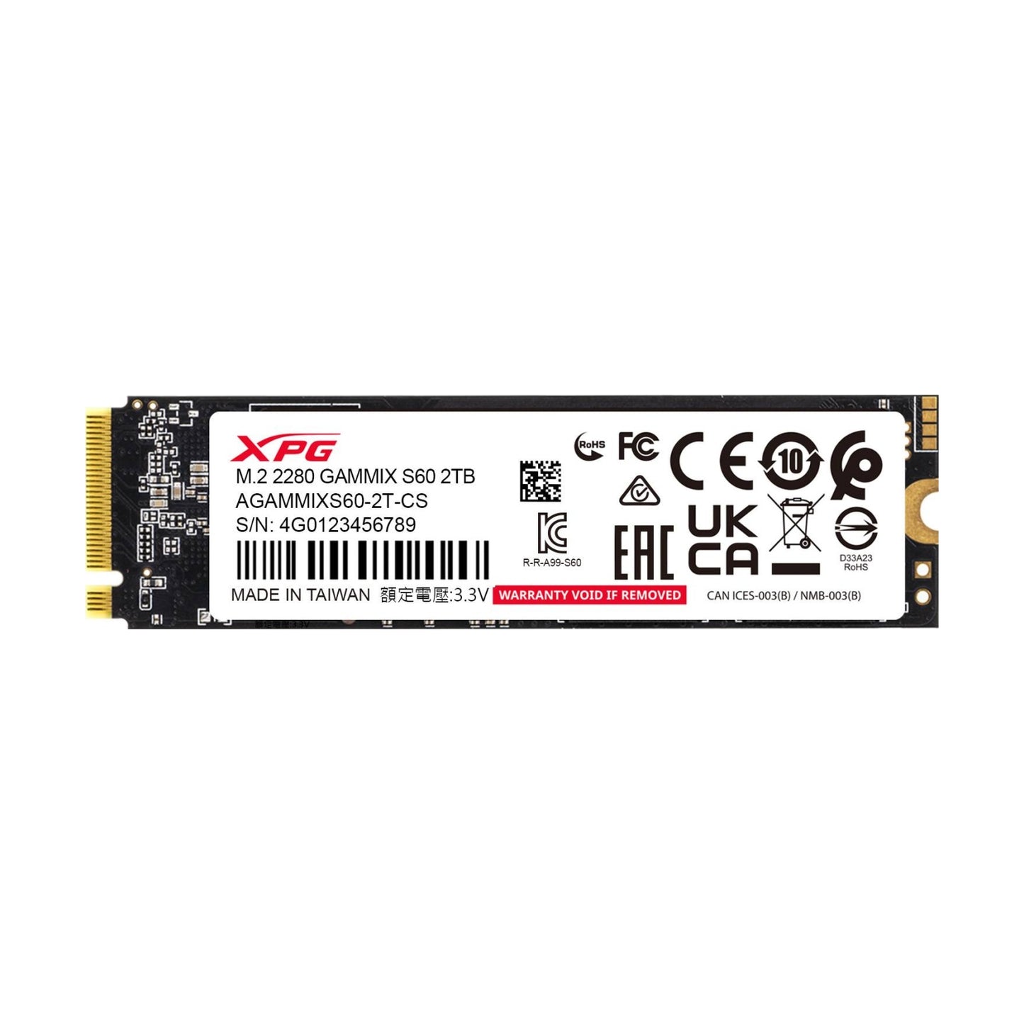 Unidad de estado solido ADATA GAMMIX S60