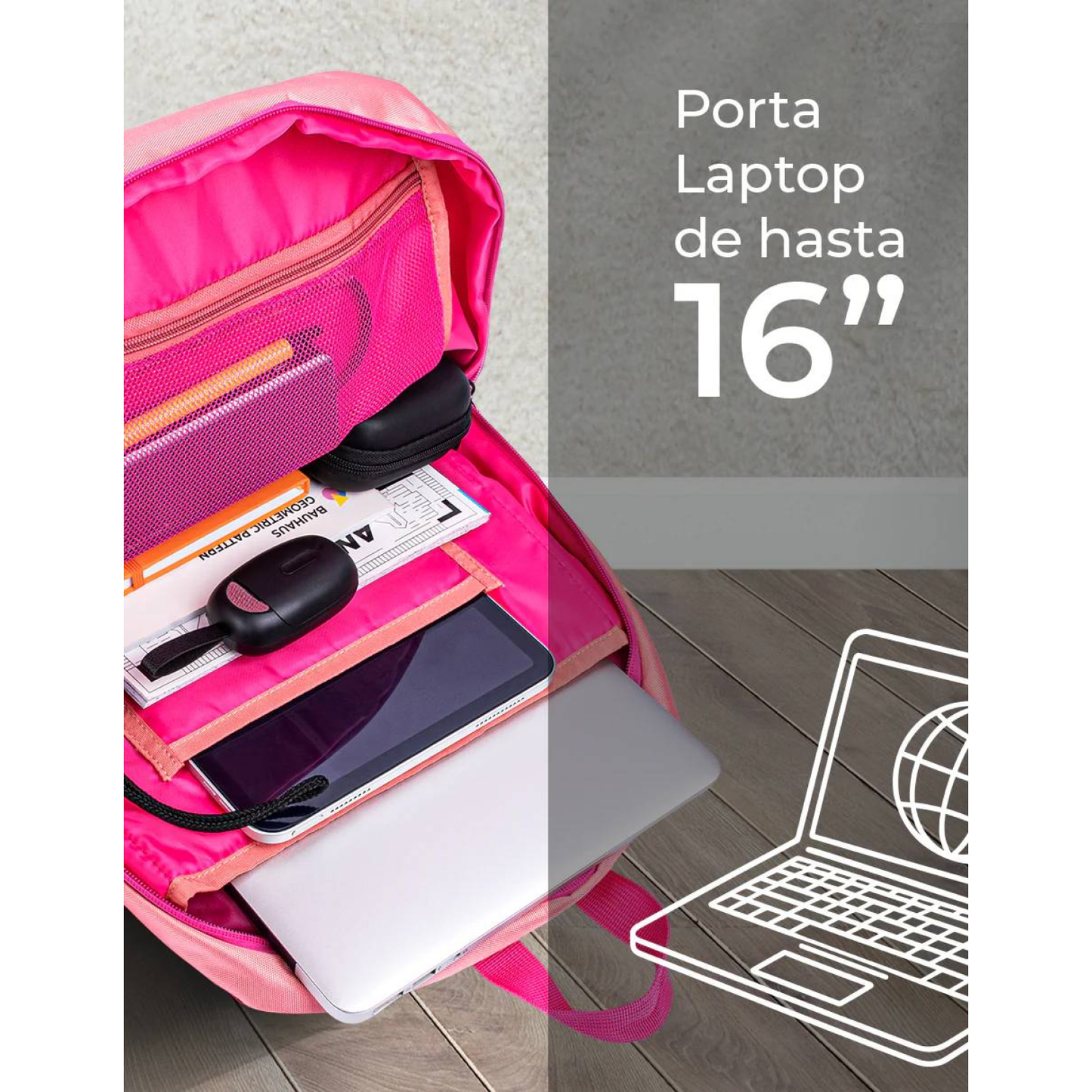 Mochila TECHZONE RAINBOW