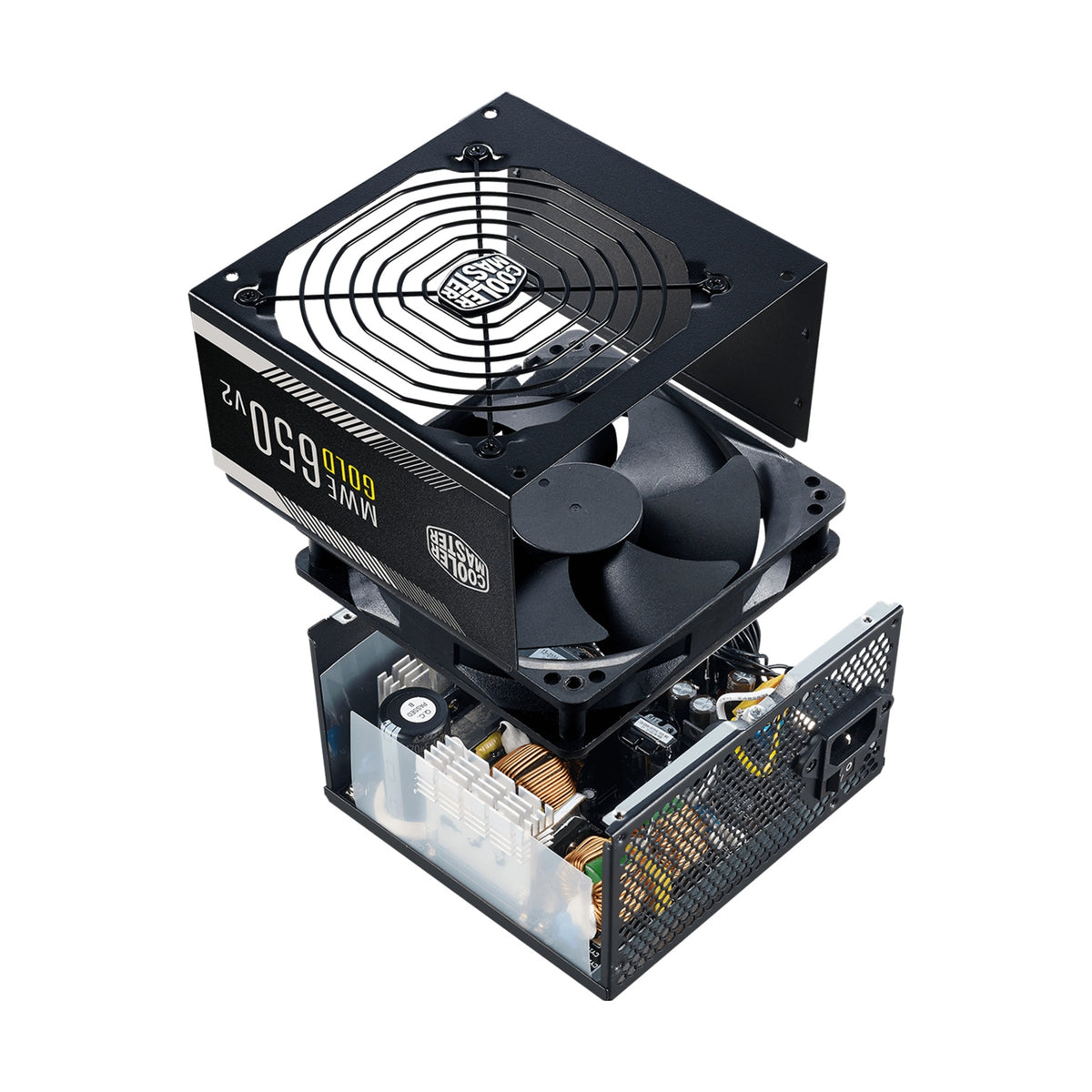 Fuente de Poder Gaming Cooler Master MWE Gold 650 V2 650 W 80 PLUS Gold no Modular (MPE-6501-ACAAG-U2)