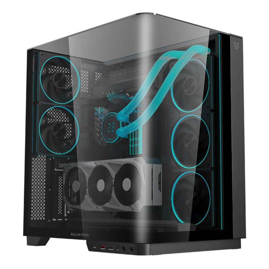 Gabinetes Gaming Balam Rush TANK EXPERT CURVE 7800
