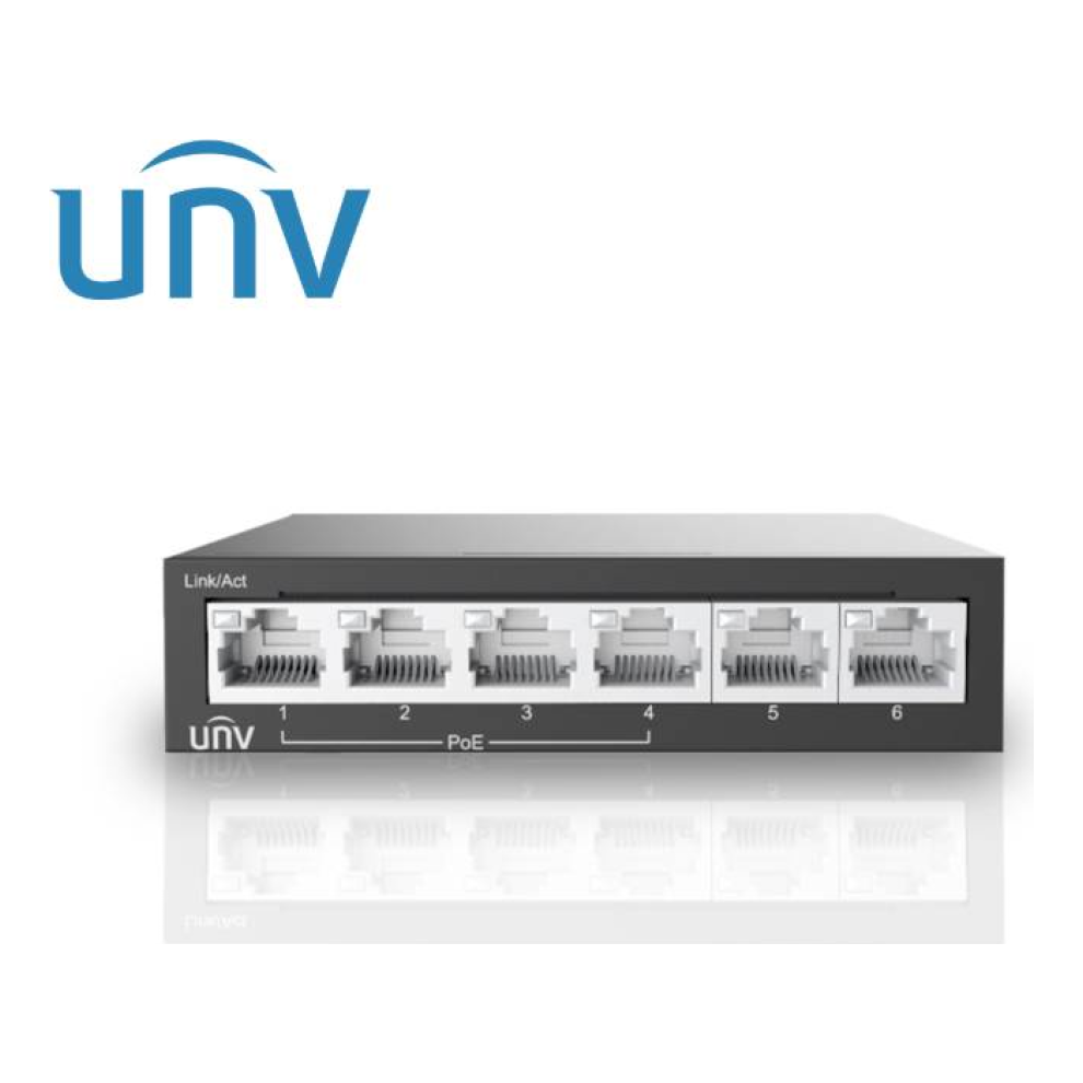 Switch UNIVIEW NSW2020-6T-POE-IN