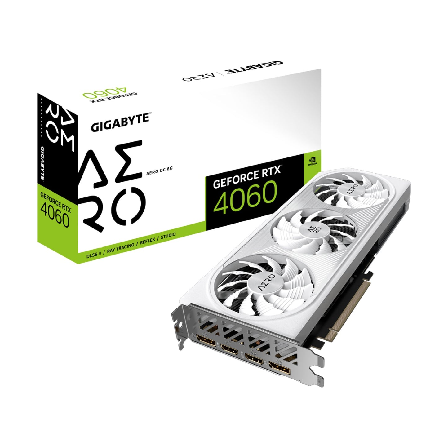 Tarjeta de video GIGABYTE GV-N4060AERO OC-8GD