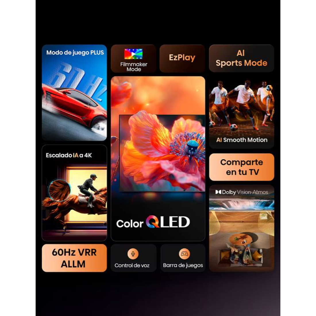 Televisiones Hisense 55QD6QV