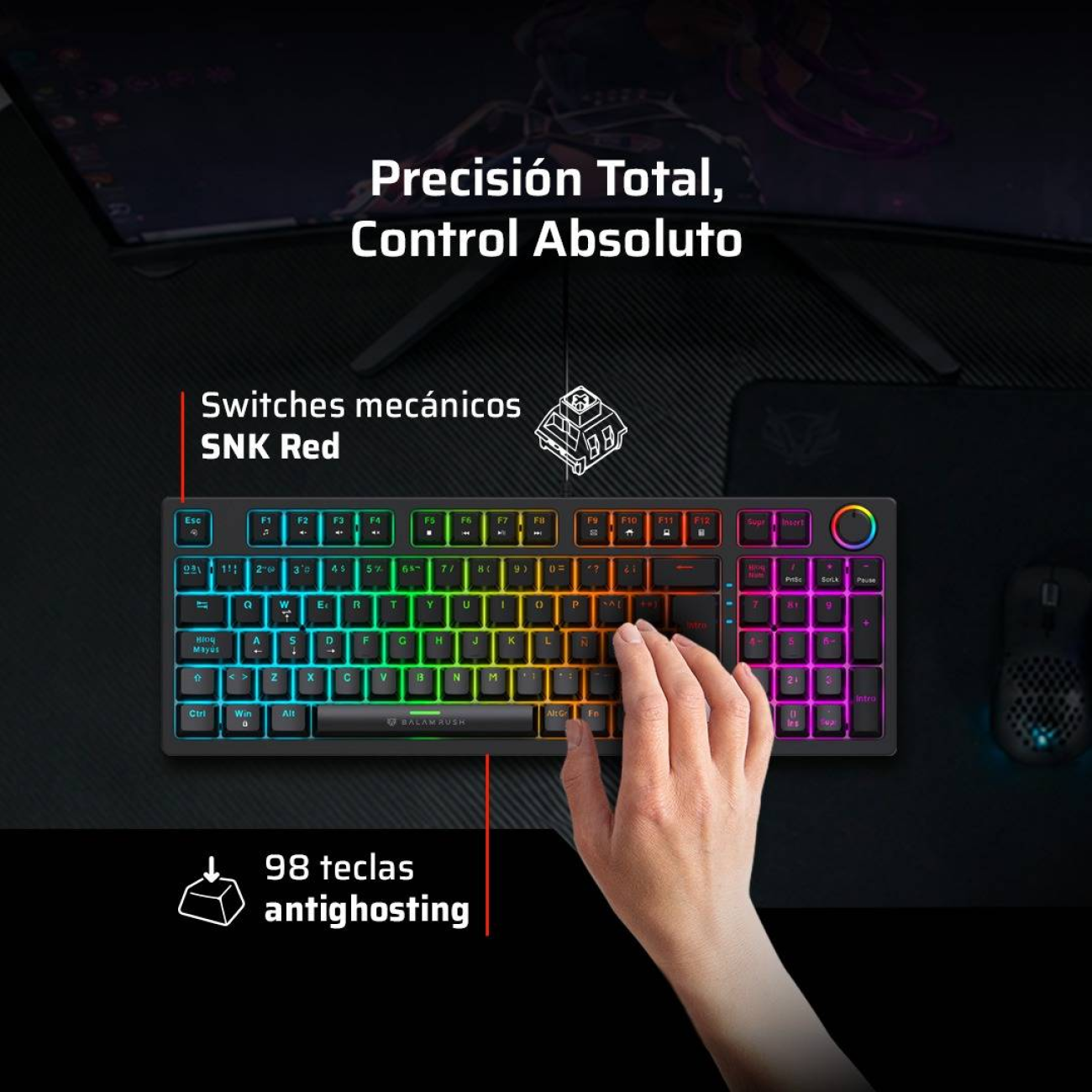 Teclados Gaming Balam Rush GK777