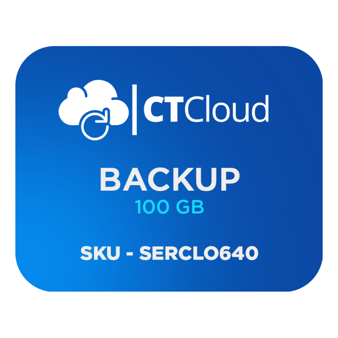 Backup en la nub CT Cloud NCBU100GB