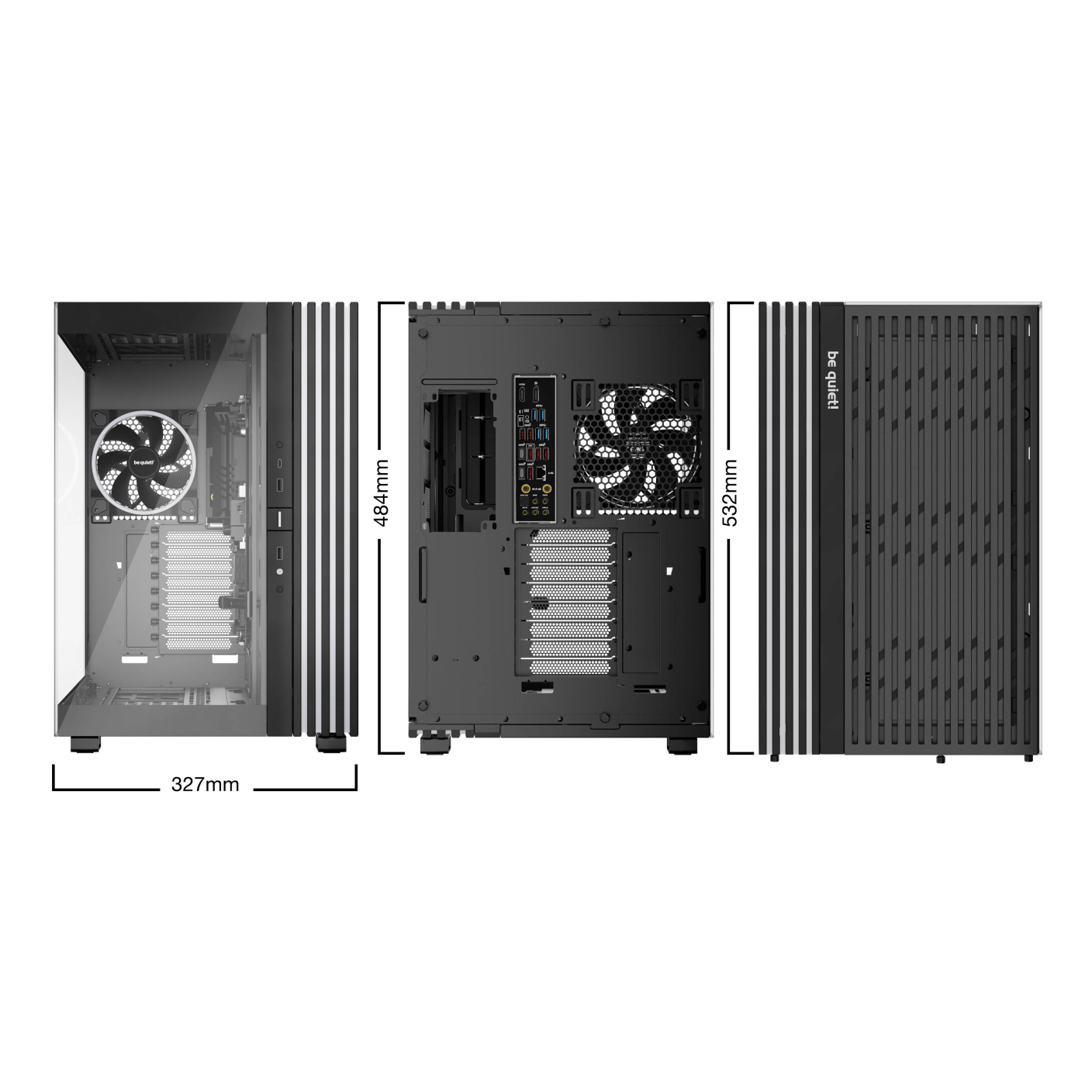 Gabinetes Gaming Be Quiet Light Base 900 FX Black