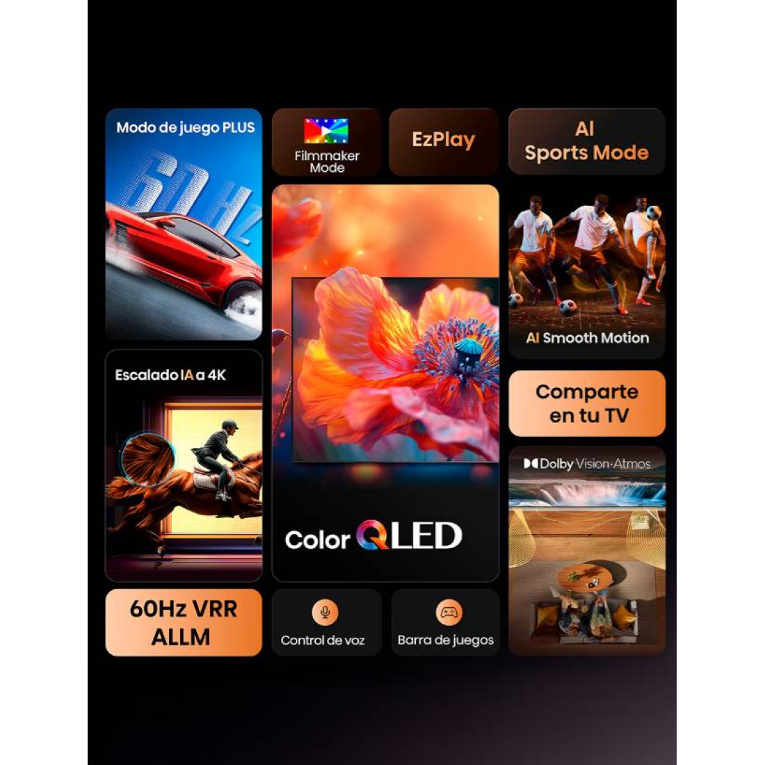 Televisiones Hisense 75QD6QV