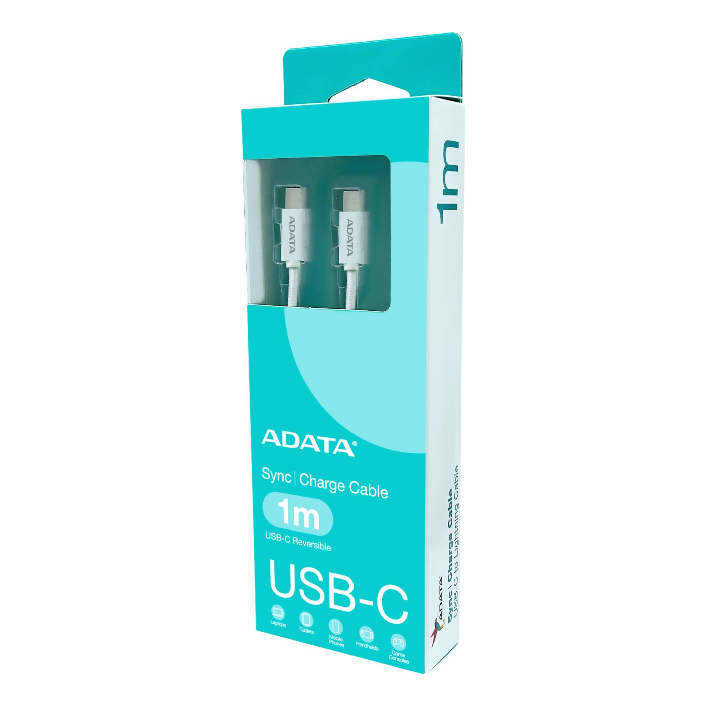Cables USB ADATA CACC-100PN-WH