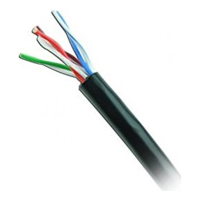 Cable UTP WAM CAT5e-OUTDOOR-NEGRO