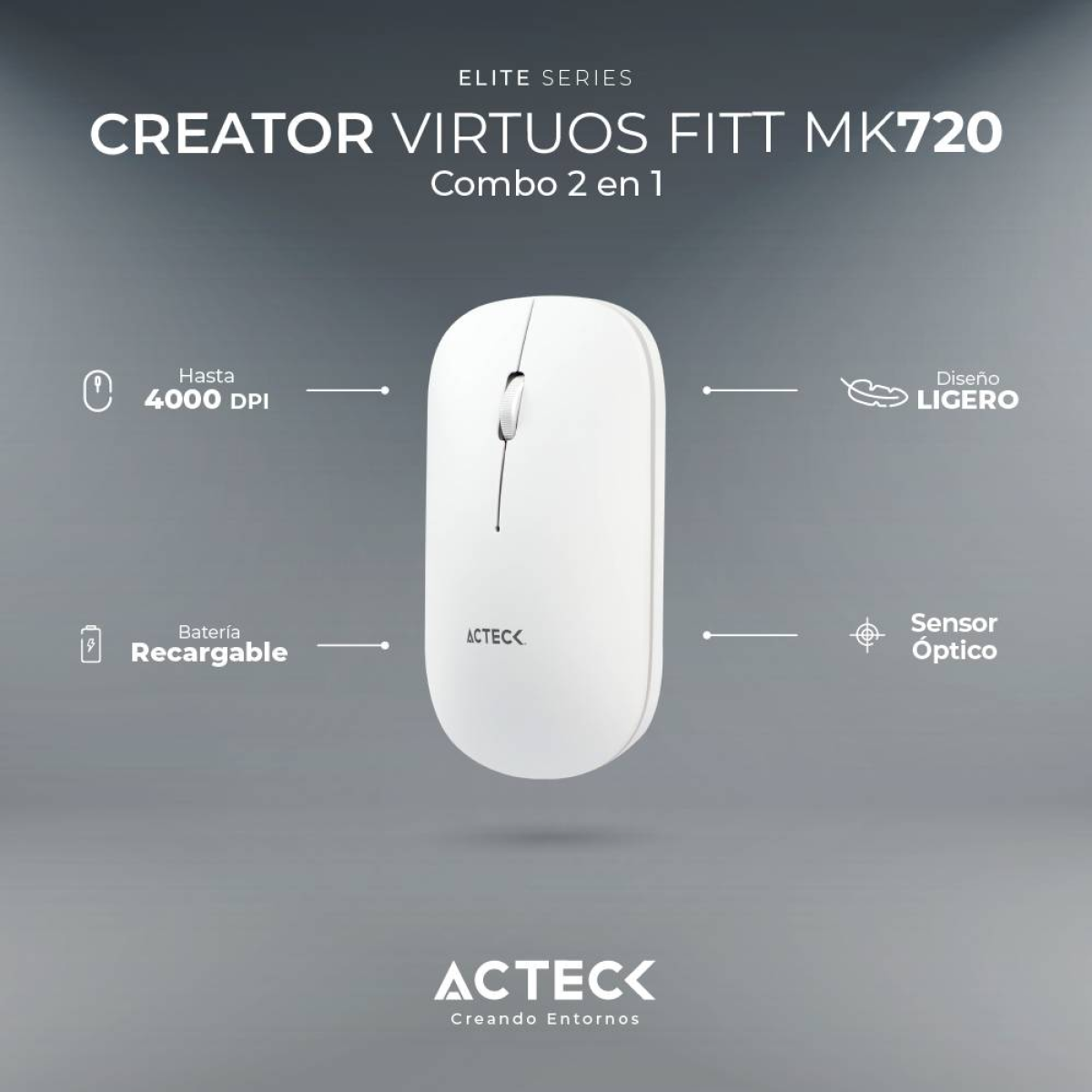 Kit teclado y mouse ACTECK MK720