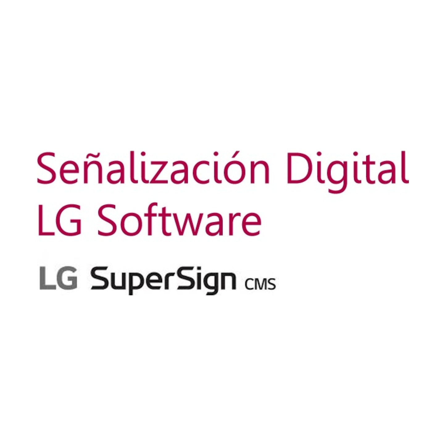 Señalizacion Digital Software SuperSign CM LG LWSMB
