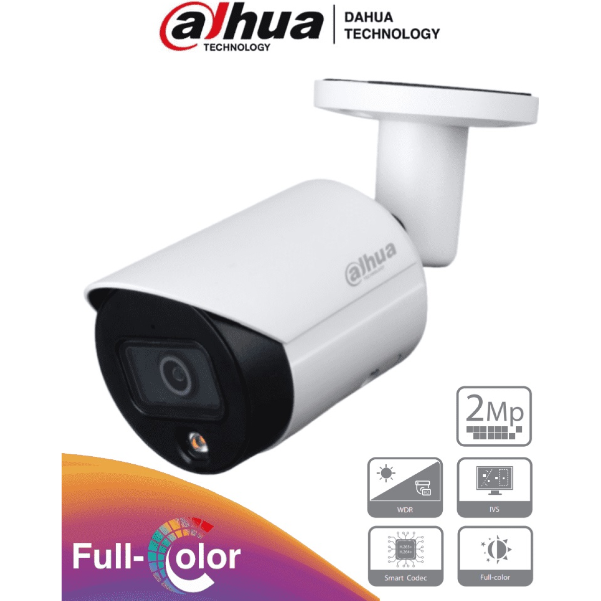 Cámara IP Bala Dahua Technology DH-IPC-HFW2239SN-SA-LED-0280B-S2