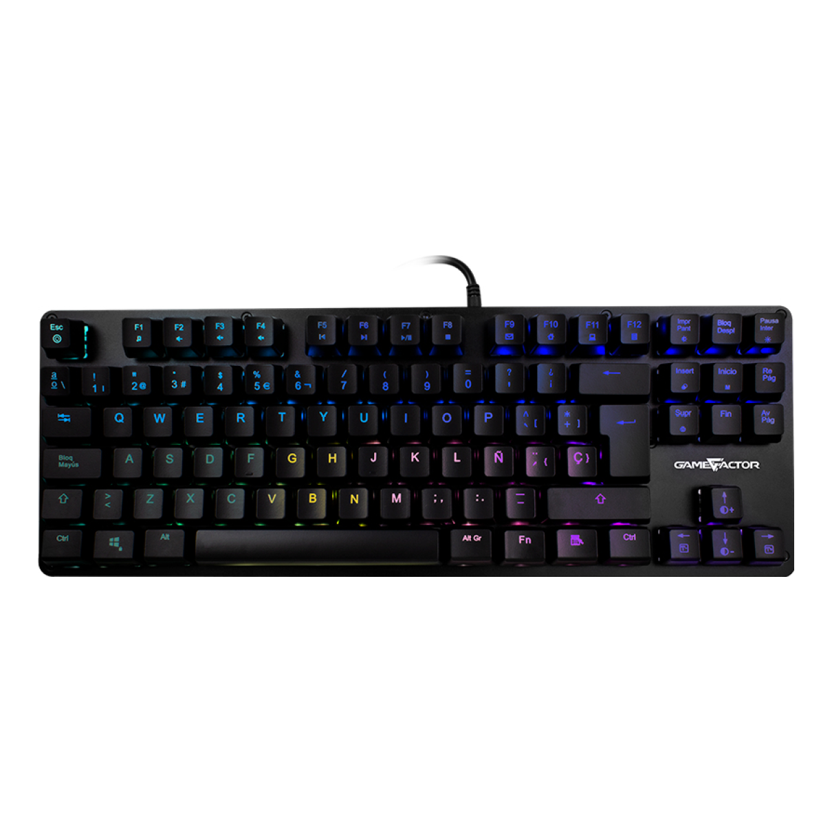 Teclado Mecánico GAME FACTOR KBG500-BL