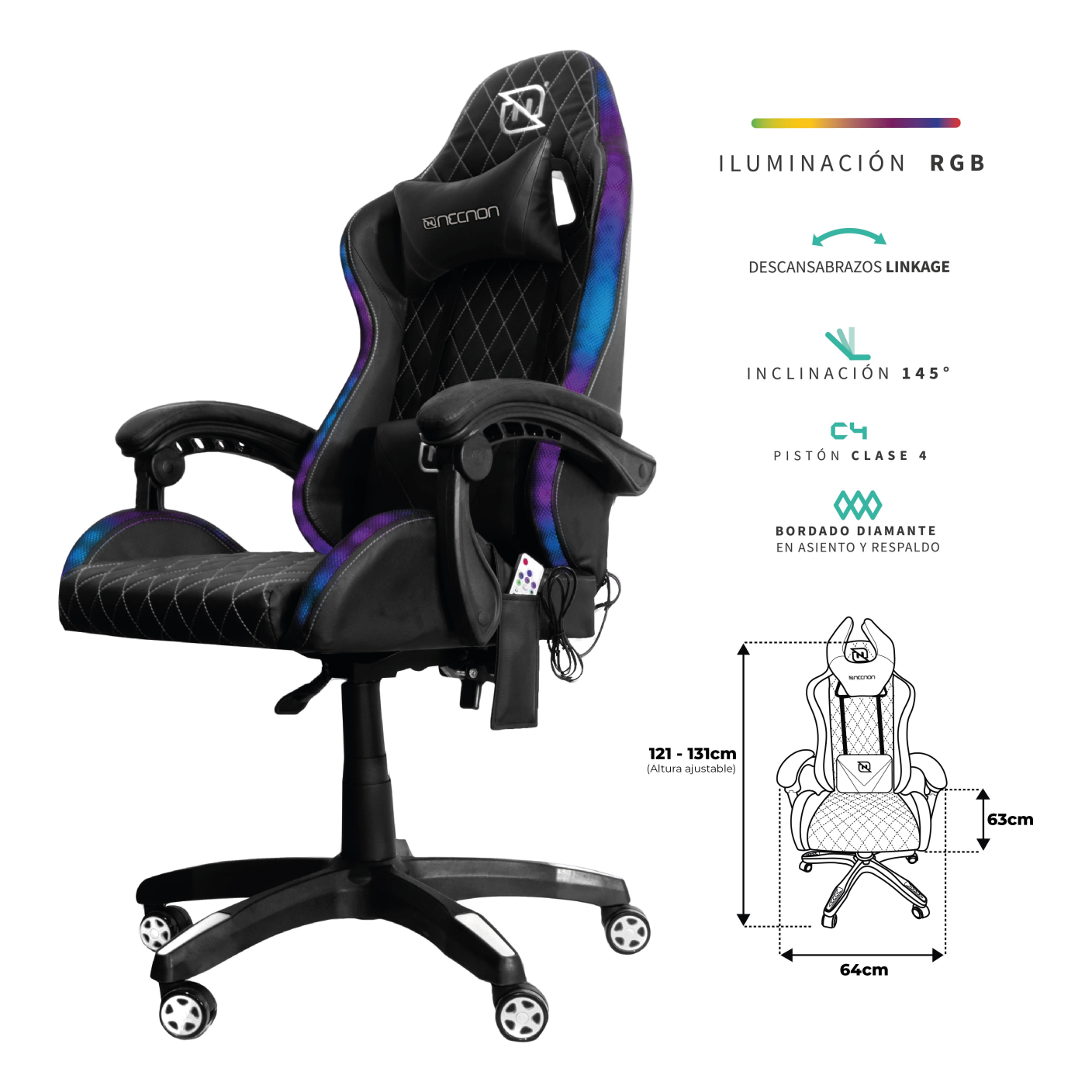 Silla Gaming NECNON NSG-RGB-1
