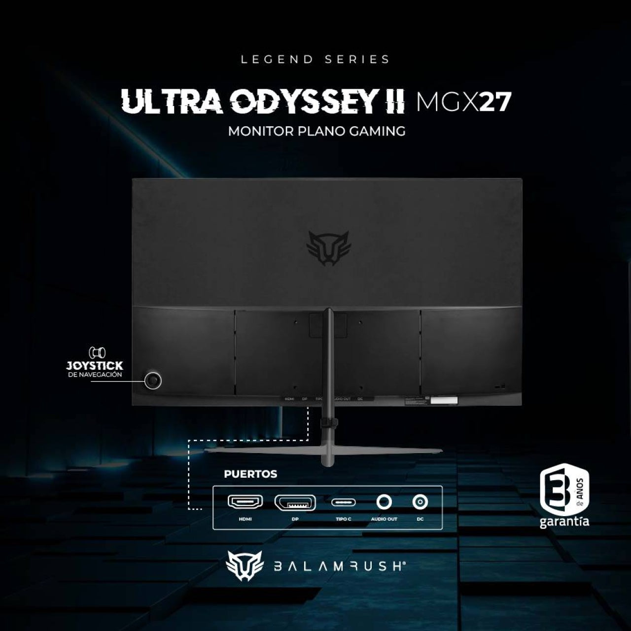 Monitor Gaming Balam Rush MGX27