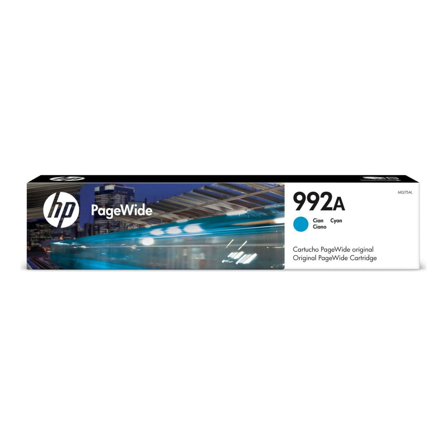 Cartucho de Tinta HP Original 992A Cian – Para OfficeJet Pro 9010, OfficeJet Pro 9020, OfficeJet Pro 9025 (M0J75AL)