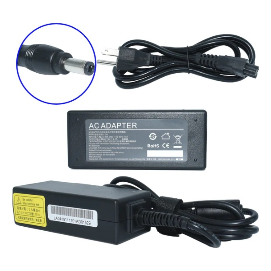 Adaptador de Corriente para Laptop  GENERICO AC-TOSHIBA-MINI